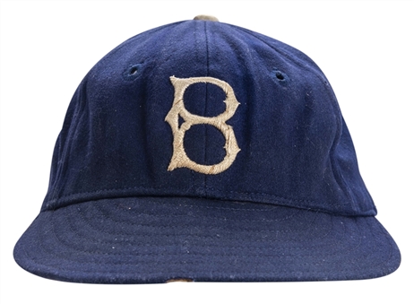 1938-1943 Freddie Fitzsimmons Game Used Brooklyn Dodgers Cap (MEARS)